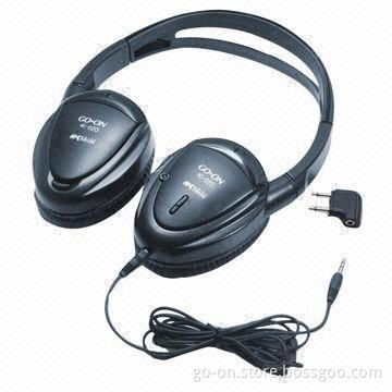 Foldable Design Noise Cancelling Headset with adjustable headband, can reduction 80% external noise